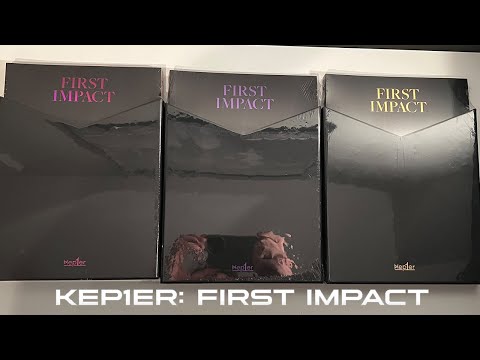 UNBOXING Kep1er's First Mini Album: First Impact! (All 3 Versions!)