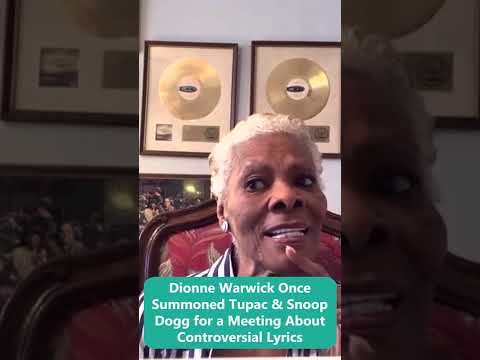 Dionne Warwick Once Summoned Tupac & Snoop Dogg for a Meeting About Controversial Lyrics