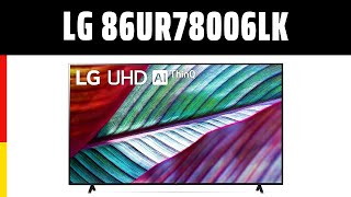 Fernseher LG 86UR78006LK | TEST | Deutsch