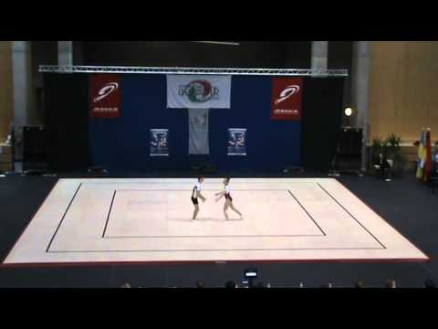 Hustea Stefan Craciunescu Sabina (Final) Ungarn Open Aerobic Gymnastics 2015