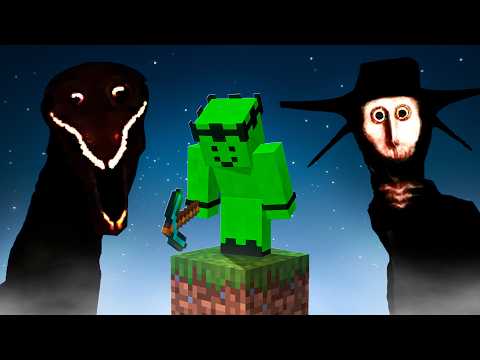 ONE BLOCK, But I Added ALL Horror Mods