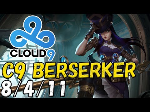 C9 Berserker ケイトリン(Caitlyn) VS カーサス(Karthus) BOT ADC patch 13.1 NA RANK