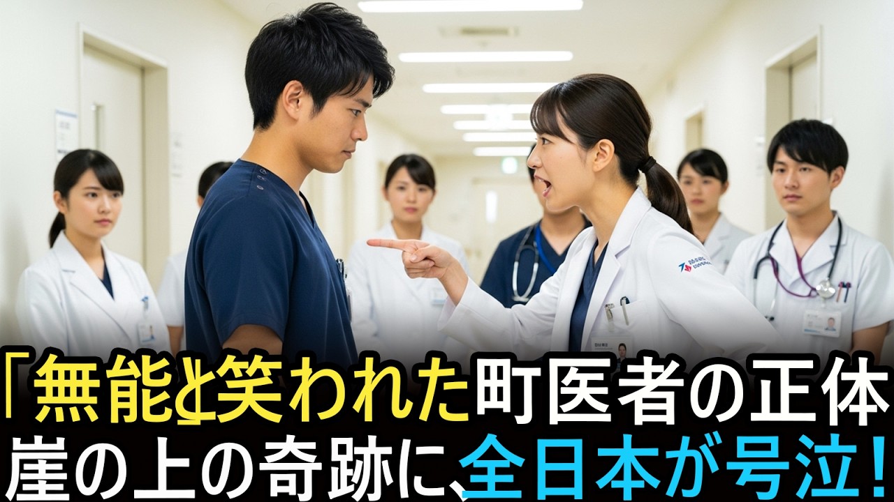 「田舎の無能医」と嘲笑された男の正体――国を動かす天才外科医だった⁉ 崖の上での緊急手術に全日本が号泣！