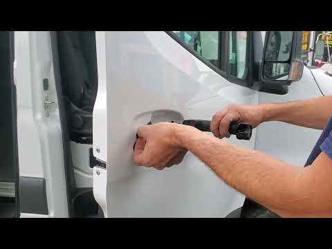 Mercedes sprinter handle removal easy trick tip. for wrapping or painting