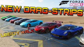 Forza Horizon 4 | Drag-Racing a Liberty Walk 650S on 4 different dragstrips!!