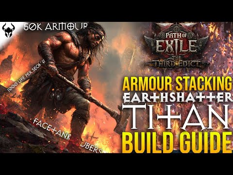 ARMOUR IS BUSTED!🔥 Armour Stacking Earthshatter Titan | Build Guide | Path of Exile 2 | 0.3