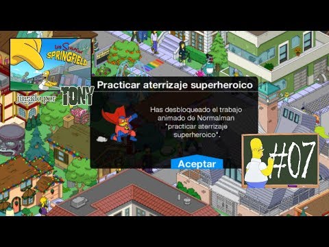 Los Simpson Springfield, Superpoderes "Cap. 7 - Animación para Normalman" por Tony
