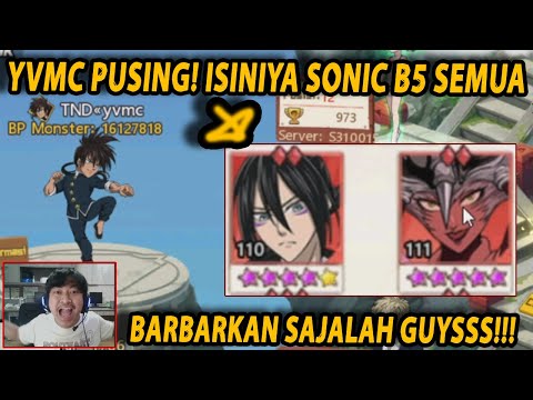 🔥🔥YVMC BINGUNG! ISINYA SONIC B5 DI DI PA MONSTER [BARBAR KEUN LAH!] - ONE PUNCH MAN:The Strongest