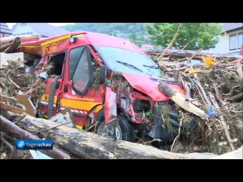 Schreckliches Unwetter  in Braunsbach