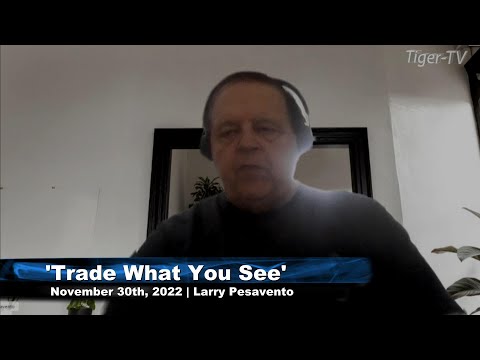 November 30th, Trade What You See with Larry Pesavento  on TFNN - 2022