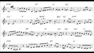 Blue Mitchell - Wynton Kelly I'll Close My Eyes Transcription