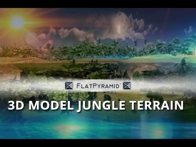 Jungle Terrain 3D Model 3D Model - FlatPyramid