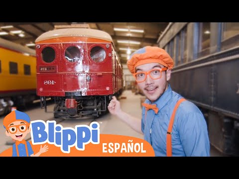 Trenes del Sur de California | Aprende con blippi | Videos educativos para niños