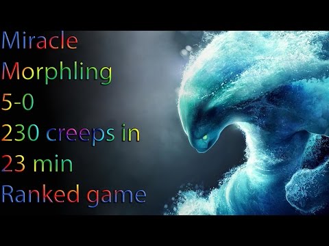 Miracle the game after ti6 morphling  5-0