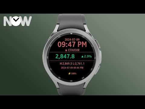 Crypto Watch Face: Wear OS