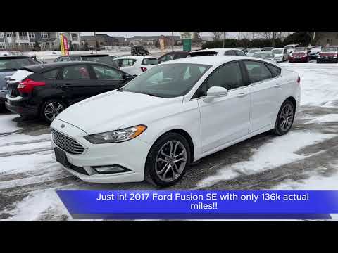 2017 Ford Fusion SE Available Now at S&S Auto in Franklin!!