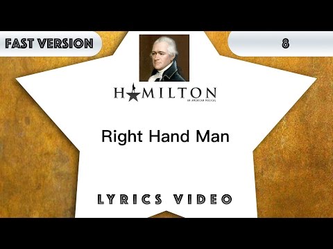 8 episode: Hamilton - Right Hand Man [Music Lyrics] - 3x faster