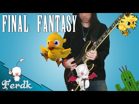 Final Fantasy (I to VI) - "Battle Theme Medley" 【Metal Guitar Cover】 by Ferdk