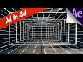 2D To 3D Projection Mapping After Effects