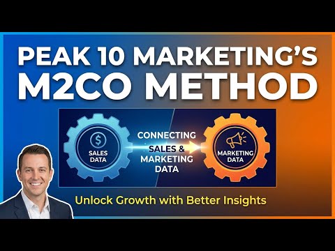 Peak 10 Marketing’s M2CO Method: Connecting Sales & Marketing Data
