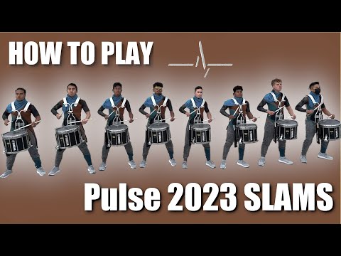 How to play Pulse Percussion 2023 Slams Flam Exercise