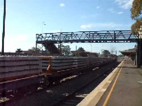 Infra train at Junee