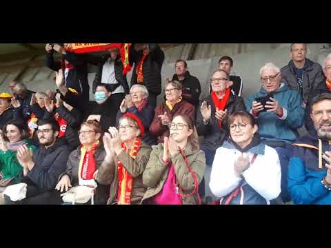 voldy accompagne les joueur des Ginglin cessons contre vitré