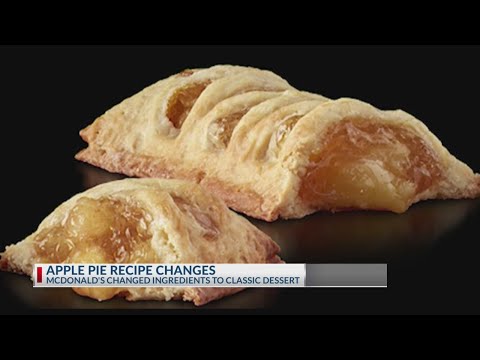 McDonald's changes apple pie recipe
