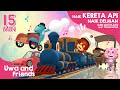 Naik Kereta Api, Becak dan Lagu Lainnya  - 15 Menit Lagu Alat Transportasi, Lagu Anak Indone