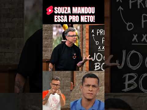 Souza humilha neto ao vivo! #shorts #futebol