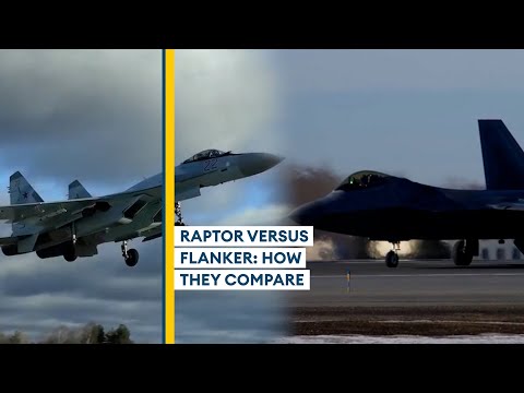 Comparing the US F-22 Raptor against the Russian SU-35 Flanker