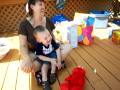 Nick S 2nd Birthday He Got Tickle Me Elmo From Yaya