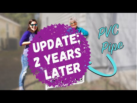 UPDATE 2 Years Later // DIY PVC Pipe Privacy Screen Video