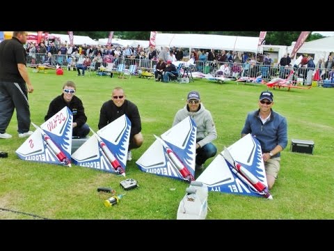 RC PLANE CRASH - WESTON UK VELOCITY 50 (MANIC TEA TRAYS) DISPLAY AT WESTON PARK - 2015