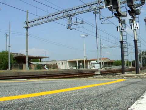 Treno Misure Archimede di RFI in transito a Torricola