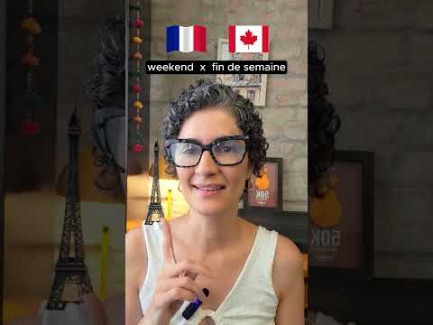 Diferenças entre o francês da França ?? X  Canadá ?? #shorts