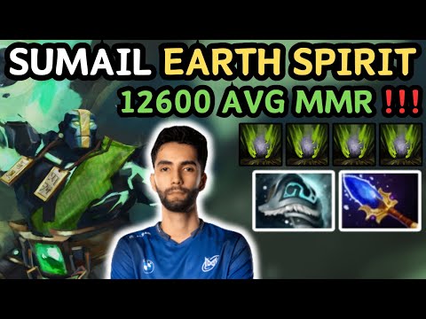 🔥 7.37d Sumail EARTH SPIRIT Midlane Gameplay 🔥 Insane Play From SUMAIL - Dota 2