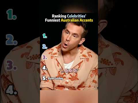 Ranking Celebrities' Funniest Australian Accents. #accent #funny