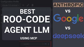 RooCode AI Top 4 LLMs for Agents - Claude 3.5 Sonnet vs DeepSeek R1 vs Gemini 2.0 Flash + Thinking