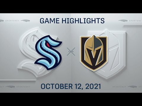 NHL Highlights | Kraken vs. Golden Knights - Oct. 12, 2021