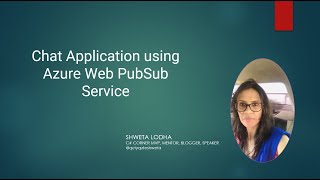 Chat Application Using Azure Web PubSub Service (Preview)