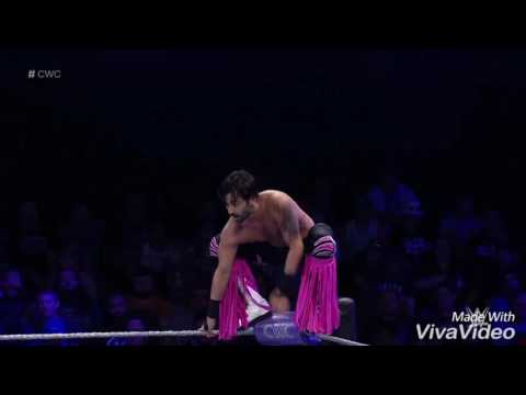 The Bollywood Boyz (Singh Brothers) - Diving Back Elbow + Diving Elbow Drop [Tag Team Finisher]