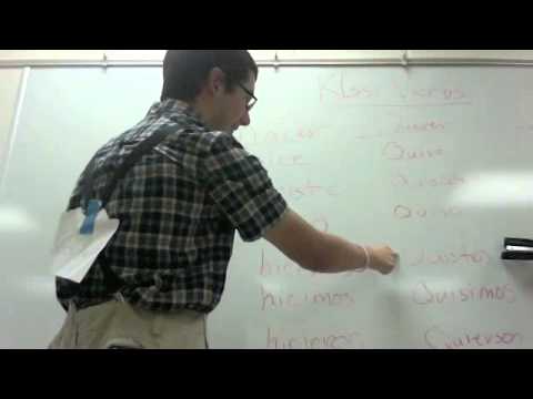 'Kiss Verbs' Preterite Irregulars