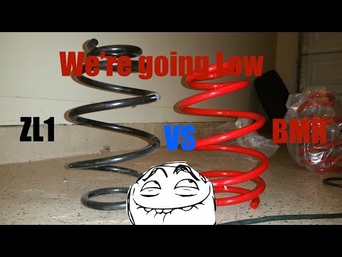 Dropping It Lower: Camaro BMR 1.4 inch Front Lowering Springs