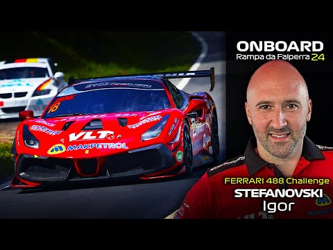 ONBOARD: Igor Stefanovski - Ferrari 488 Challenge - Hillclimb Rampa da Falperra 2024 | Race 1