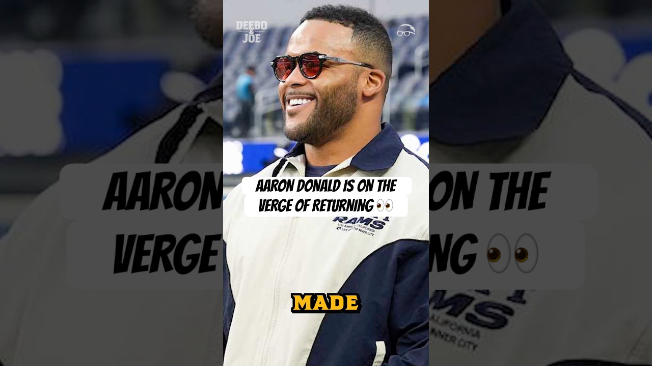 #AaronDonald is on the verge of returning to the #Rams 👀🤯 #DeeboAndJoe #NFL