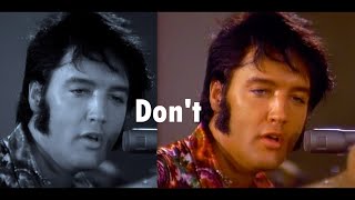 ELVIS PRESLEY - Don&#39;t ( Rehearsal 1970 | ReSync With The Royal Philharmonic Orchestra ) New Edit 4K