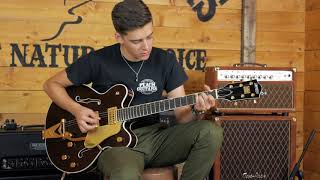 Video thumbnail for Gretsch G6122T Country Gentleman with Bigsby Players Edition by Peach Guitars