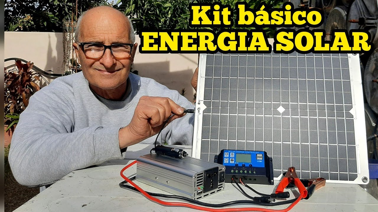 Watch Probando PANEL SOLAR de 40w Con INVERSOR a 220V - Now Probando PANEL SOLAR de 40w Con INVERSOR a 220V -