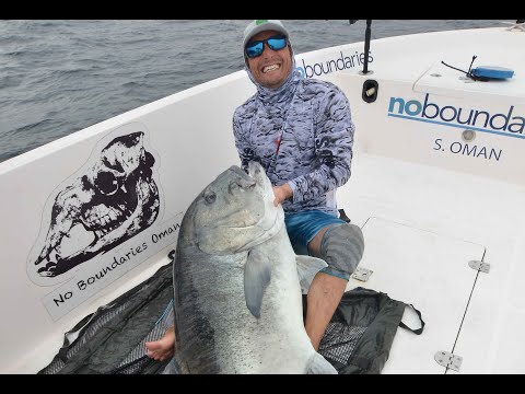 OMAN 2018 GT fishing insane popping monster